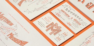 Vintage Typographic Identity by Kevin Cantrell for Law Office of Matthew Messina