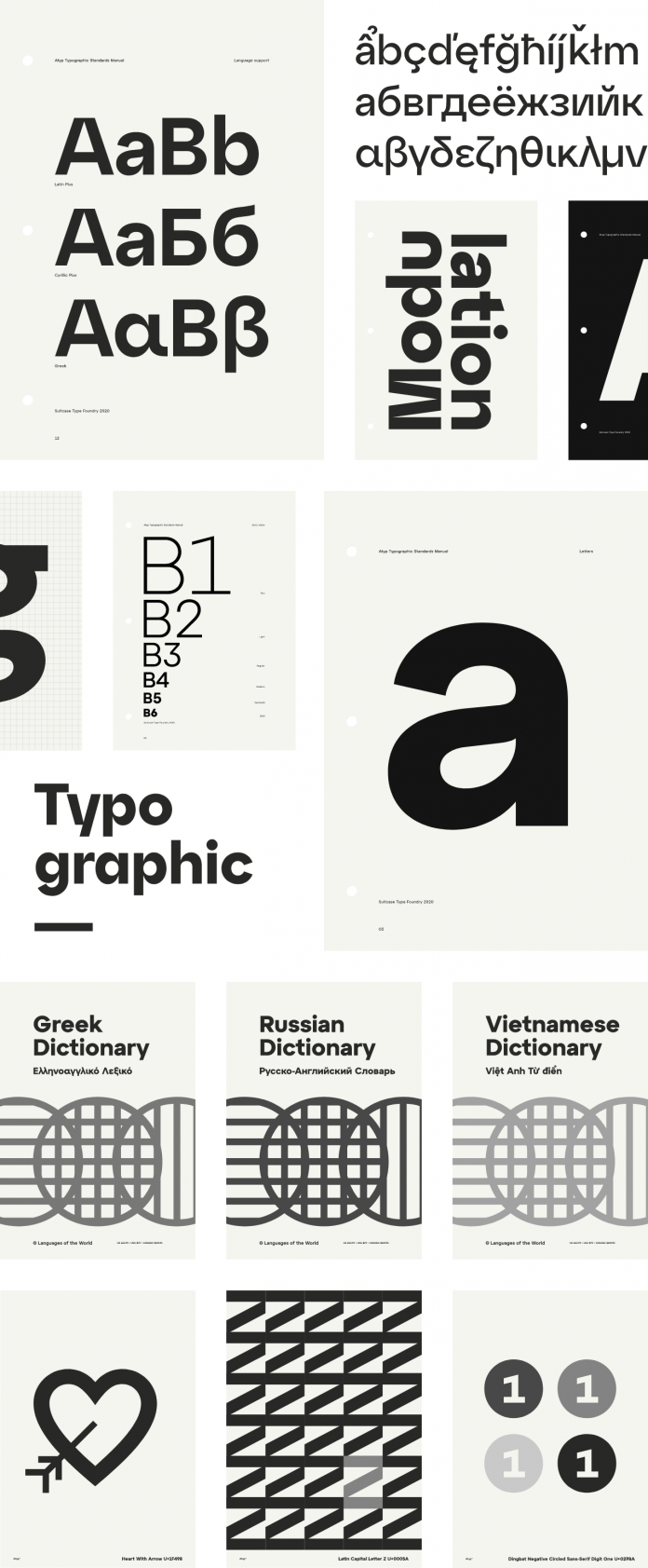 Atyp font family by Suitcase Type Foundry.