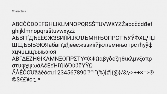 Roboto Font