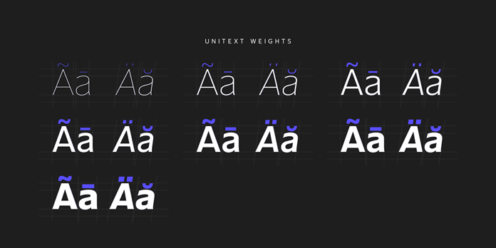 Unitext weights Unitext weights