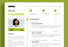 A Clean, Well-Structured Resume Template by ContestDesign for Adobe InDesign