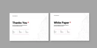 A Clean White Paper Layout by GraphicArtist for Adobe InDesign