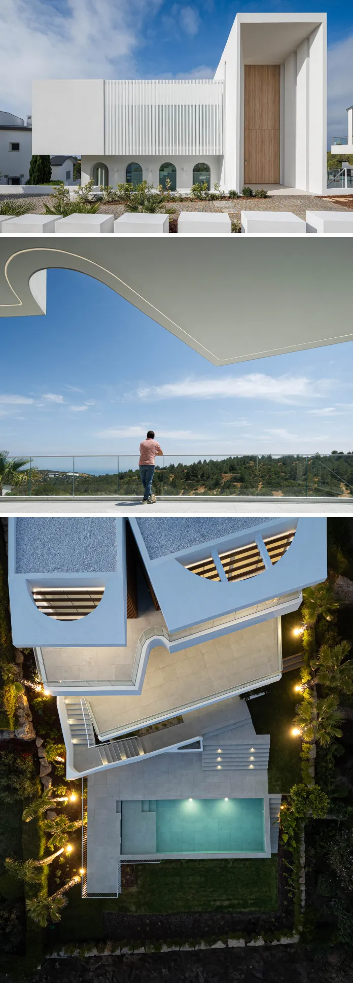 A house in Algarve with minimalist and exuberant shapes
