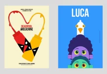 Alternative minimalist posters for films and series by Bruno Alves Lima Carvalho