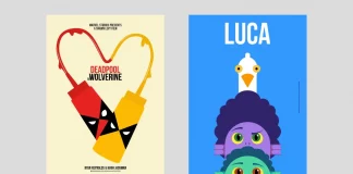 Alternative minimalist posters for films and series by Bruno Alves Lima Carvalho