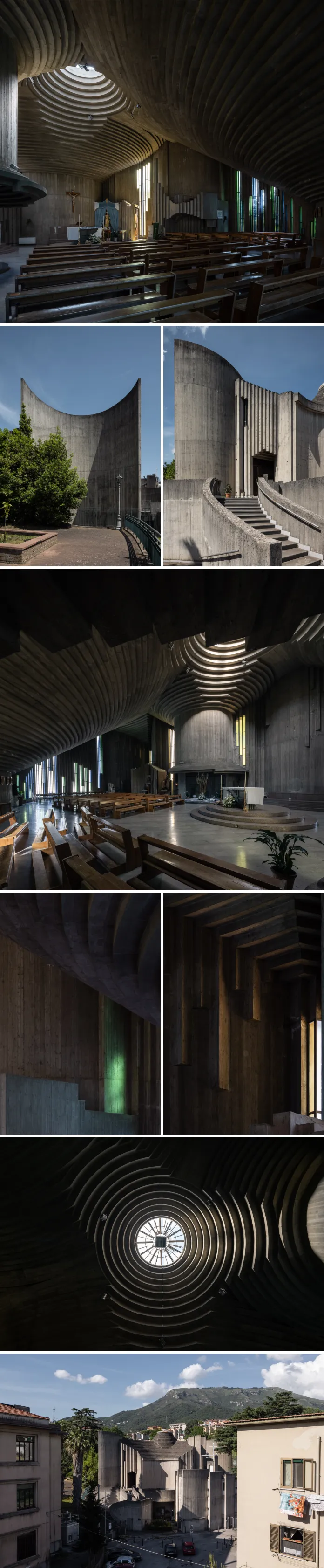 Architectural Photo Essay by Ste focussing on the Sacra Famiglia Church in Salerno, Italy.