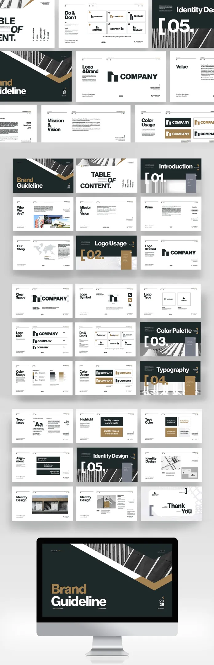 Brand Guidelines Presentation Template by BrandPacks for Adobe InDesign