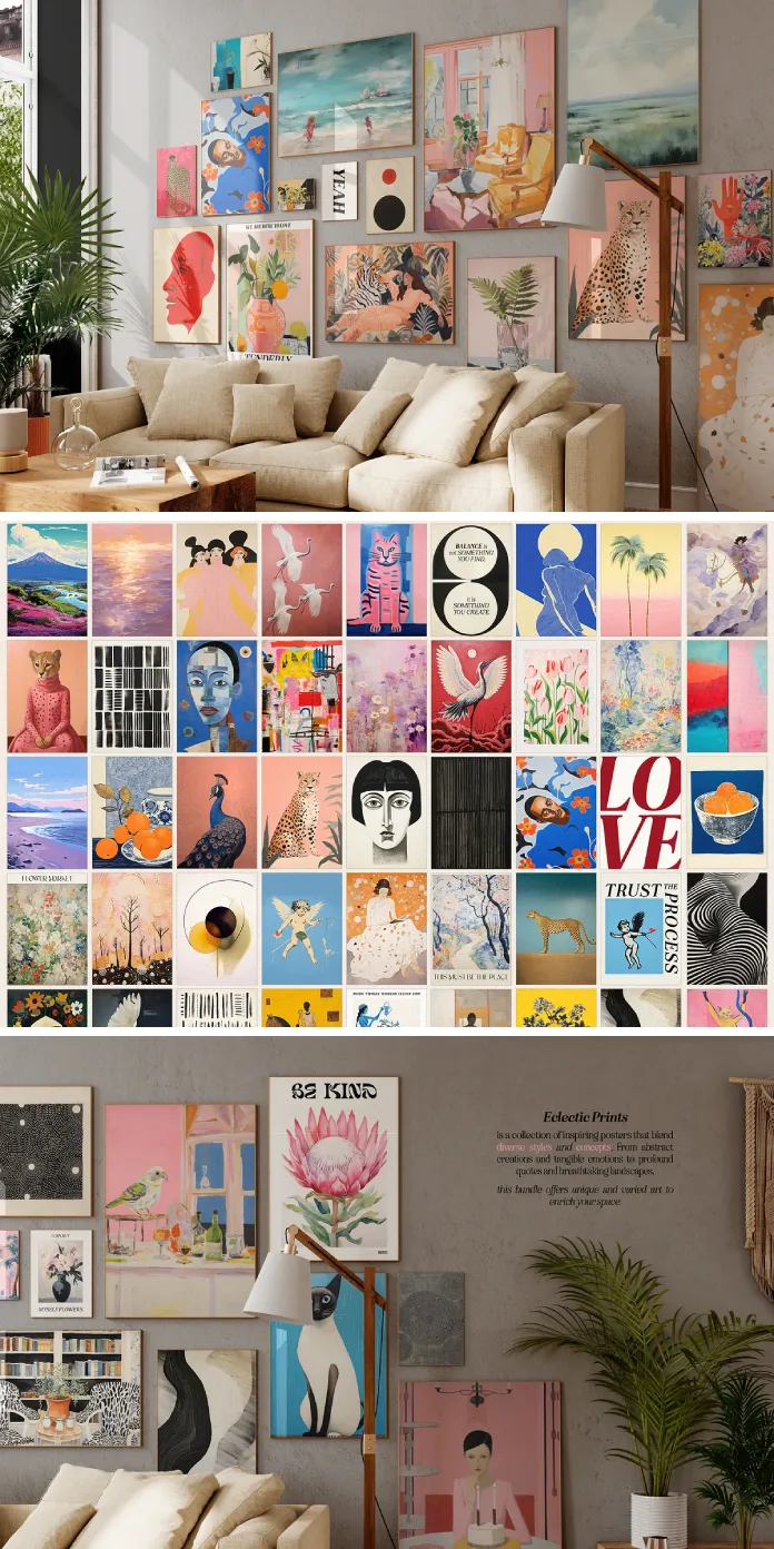 Download 300 Eclectic Prints of Artistic Illustrations by Nat Purple
