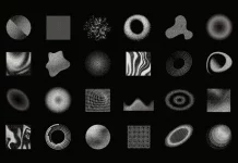 Download Abstract Dithering Bitmap Shapes by Pixelbuddha Studio for Adobe Photoshop