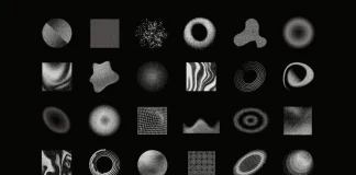 Download Abstract Dithering Bitmap Shapes by Pixelbuddha Studio for Adobe Photoshop