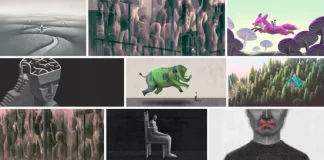 Download dreamlike surreal illustrations by Jorm Sangsorn