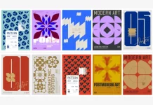 Download Vector Graphics Inspired by Brutalism and Postmodern Art.