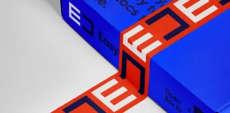 Easy Copy visual identity design by Palantis