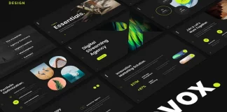 Evox Pitch Deck Design PowerPoint Presentation Template