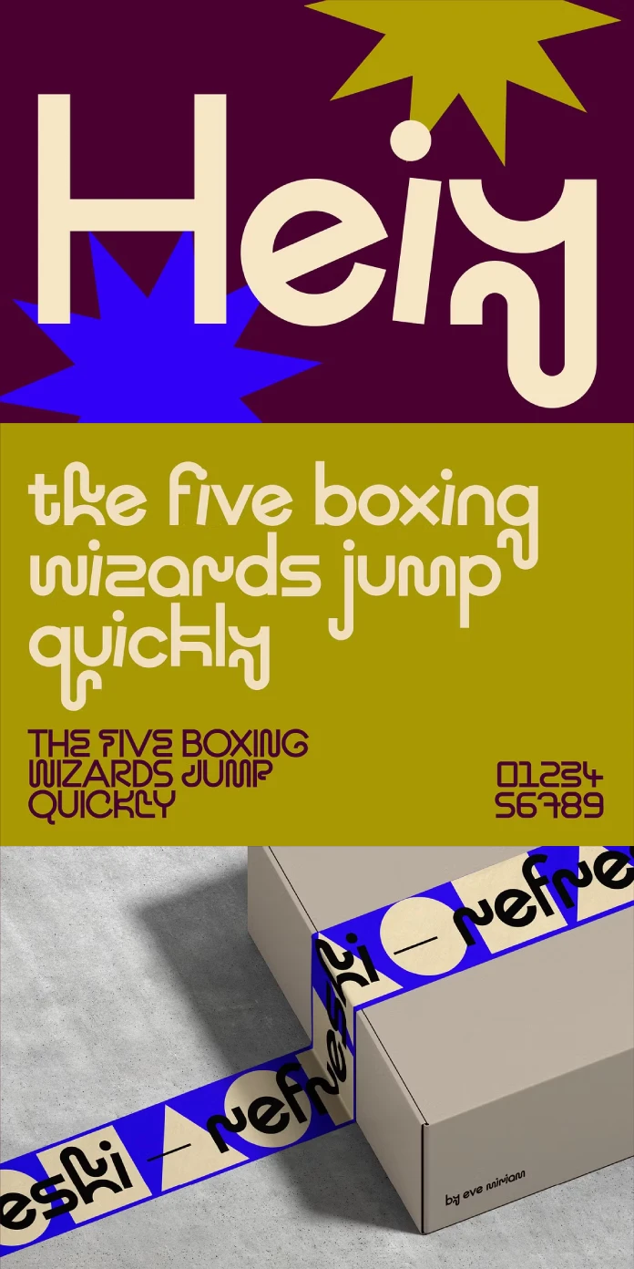 Heiy Font by Evemiriam