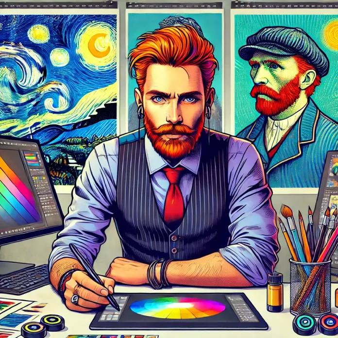 If Famous Artists Were Graphic Designers