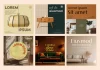 Interior Social Media Post Templates by rawpixel