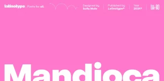 Mandioca font family by Latinotype