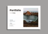 Minimalist Portfolio Brochure Template for Adobe InDesign