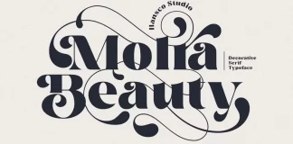 Molra Beauty Font by HansCo Studio