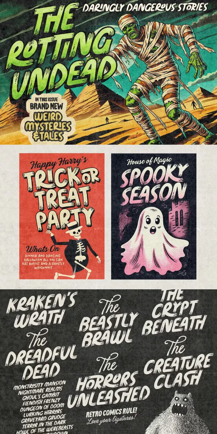 Monster Madness Font by Nicky Laatz