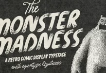 Monster Madness Font by Nicky Laatz