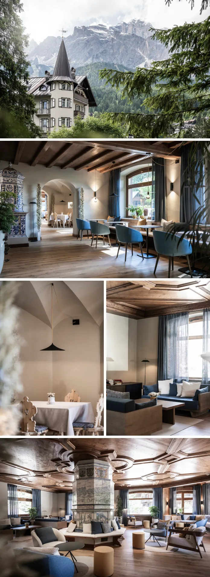 Park Hotel Franceschi in Cortina d'Ampezzo: renovation project under the guidance of the architecture and interior design studio NOA