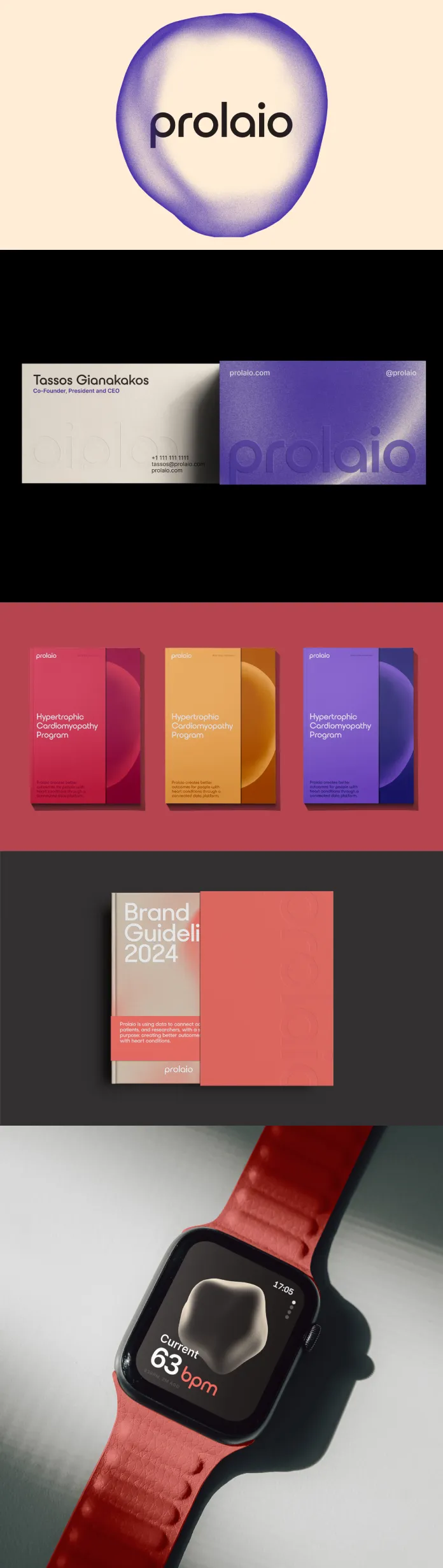 Prolaio brand identity by The Collected Works