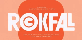 ROCKFALL Font by SilverStag Type Foundry