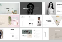 Simple Minimalist Presentation Template by GraphicArtist for Adobe InDesign