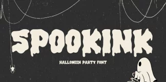SpookInk Halloween Font by Arendstudio