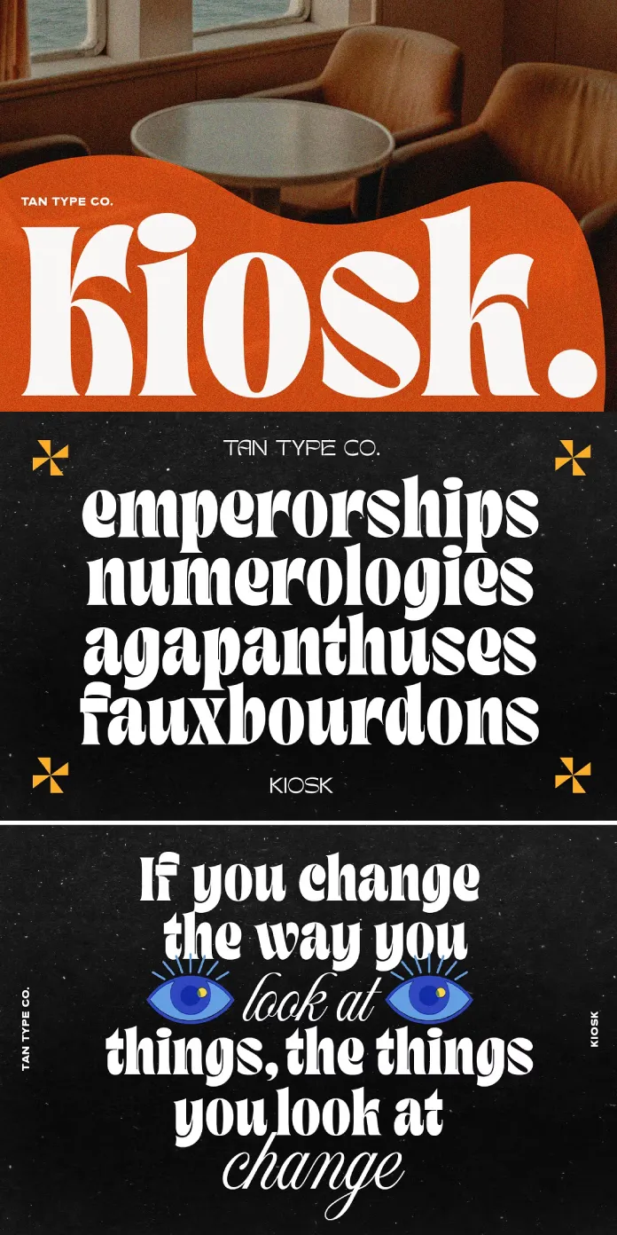 TAN KIOSK Font by TanType