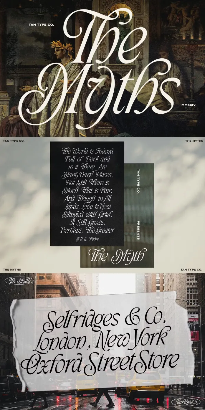 TAN The Myths Font by TanType