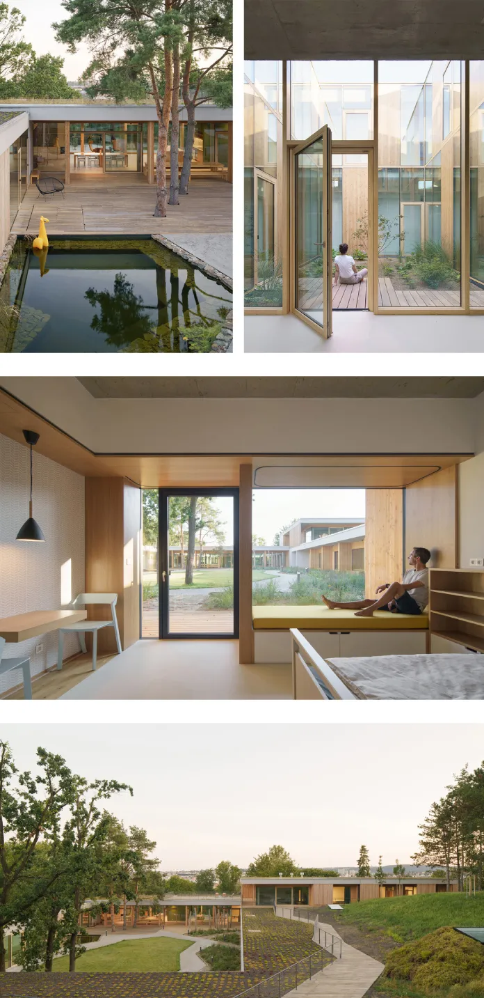 The Children's Hospice House for Julia in Brno, designed by ČTYŘSTĚN