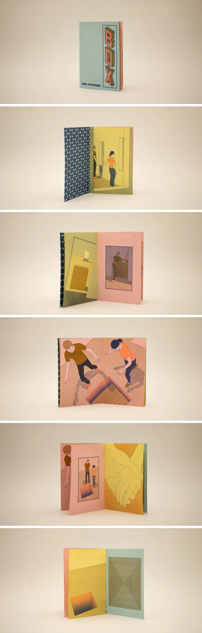 The delivery of a mysterious "box" illustrated by Eric Petersen